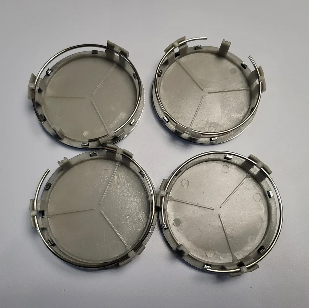 4 Gloss Black WHEEL CENTER HUB CAPS EMBLEM FITS MERCEDES BENZ 75MM / 3 INCH - Picture 5 of 6
